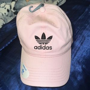 Pink adidas hat